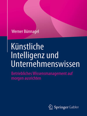 Künstliche Intelligenz und Unternehmenswissen - ebook